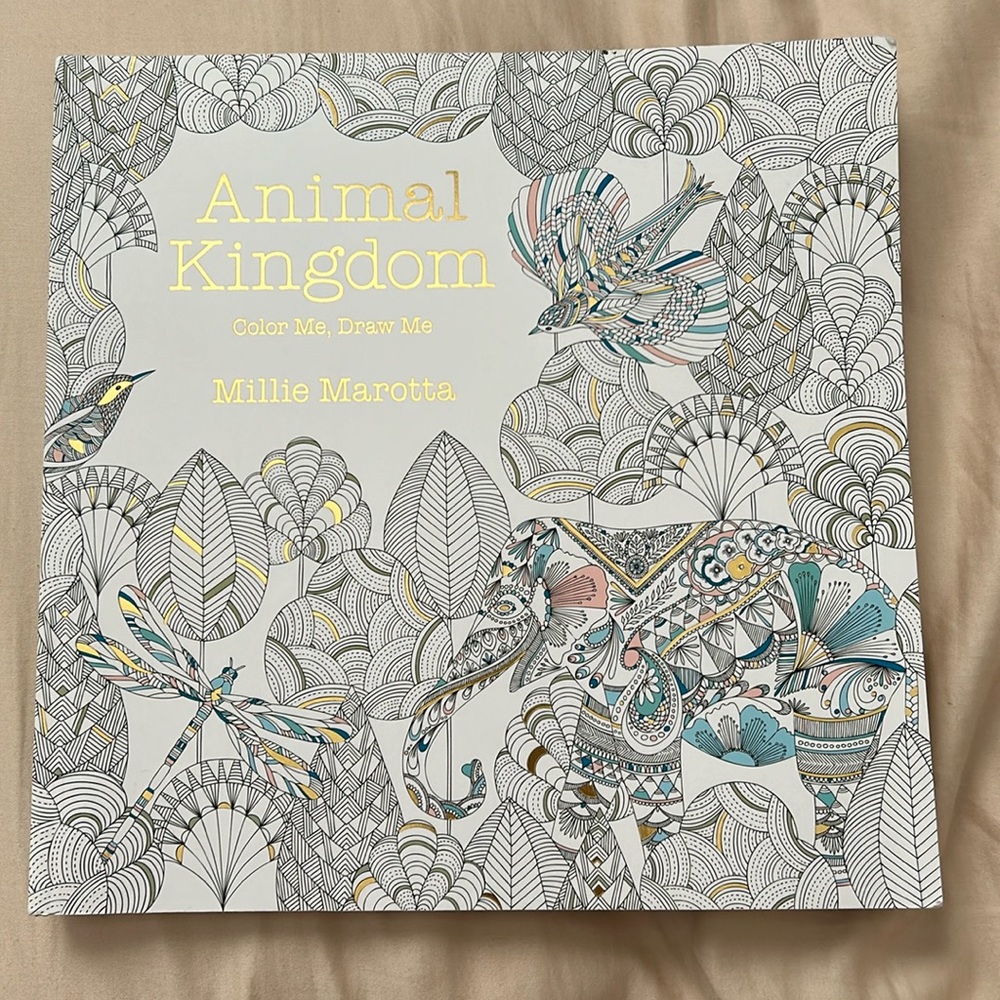 Animal Kingdom Color Me, Draw Me Coloring Book